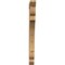 Ekena Millwork Olympic Slat Smooth Bracket, Western Red Cedar, 3 1/2"W x 32"D x 44"H BKT04X32X44OLY06SWR - alternate 2